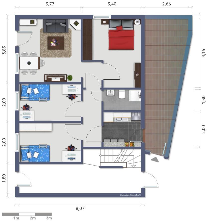 Alte Baeckerei - 00 #kids# Im Zentrum, Mit Parkplatz, Ausgestattet Apartment